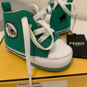 Brand new Fendi cribster baby shoes
